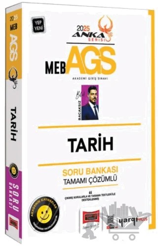 2025 MEB-AGS Anka Serisi Tarih Tamamı Çözümlü Soru Bankası – Bilal Bacaksız – Yargı Yayınevi kitap kapağı