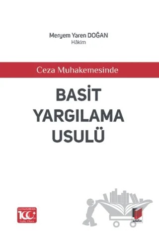 Ceza Muhakemesinde - Basit Yargılama Usulü – Meryem Yaren Doğan – Adalet Yayınevi kitap kapağı