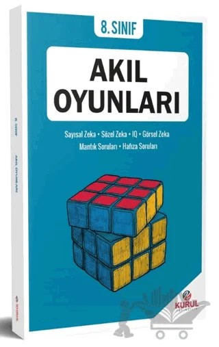 8. Sınıf Akıl Oyunları – Kolektif – Kurul Yayıncılık kitap kapağı