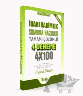 İdari Hakimlik Sınavına Hazırlık Tamamı Çözümlü 4 Deneme – Safa Sazak – Temsil Kitap kitap kapağı