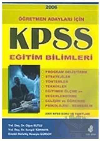 Öğretmen Adayları İçin KPSS Eğitim Bilimleri – Oğuz Kutlu, Songül Tümkaya – Adana Nobel Kitabevi kitap kapağı