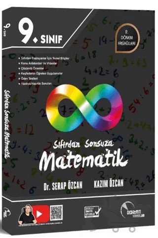 9. Sınıf Sıfırdan Sonsuza Matematik Konu Anlatımlı Soru Bankası 2. Dönem Fasikülleri – Kazım Özcan, Serap Özcan – Doktrin Yayınları kitap kapağı