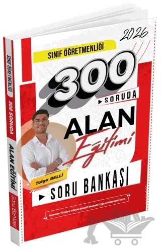 2026 ÖABT Sınıf Öğretmenliği 300 Soruda Alan Eğitimi Soru Bankası – Tolga Belli – Dizgi Kitap kitap kapağı