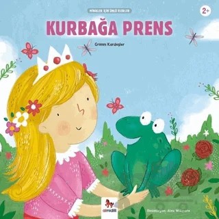 Kurbağa Prens - Minikler İçin Ünlü Eserler – Grimm Kardeşler – Almidilli kitap kapağı