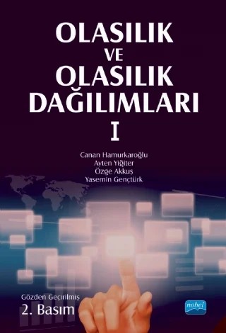 Olasılık ve Olasılık Dağılımları I – Canan Hamurkaroğlu, Ayten Yiğiter, Özge Akkuş, Yasemin Gençtürk – Nobel Akademik Yayıncılık kitap kapağı