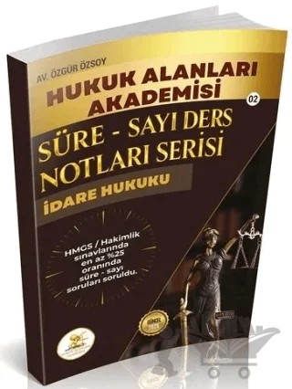 HUKAL 2026 HMGS Hakimlik İdare Hukuku Süre-Sayı Ders Notları – Özgür Özsoy – Savaş Yayınevi kitap kapağı