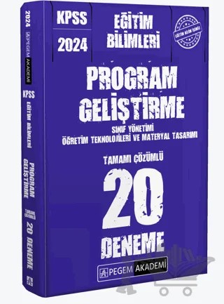 2024 KPSS Eğitim Bilimleri Program Geliştirme 20 Deneme – Kolektif – Pegem Akademi Yayıncılık kitap kapağı