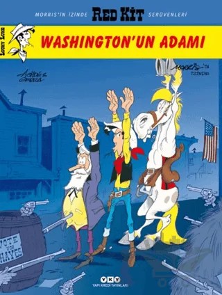 Red Kit Sayı: 17 Washington’un Adamı – Achde, Laurent Gerra – Yapı Kredi Yayınları kitap kapağı