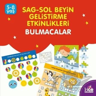 Sağ-Sol Beyin Geliştirme Etkinlikleri Bulmacalar – Kolektif – Halk Kitabevi kitap kapağı