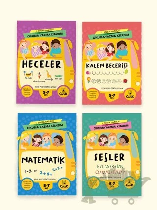 1. Sınıfa Hazırlık Okuma Yazma Kitabım Seti – Kolektif – Floki Çocuk kitap kapağı