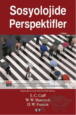 Sosyolojide Perspektifler – D.W.Francis, E. C. Cuff, W.W. Sharrock – Say Yayınları kitap kapağı