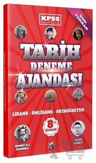 KPSS Tarih Deneme Ajandası – Veysel Güdücü – Modus Yayınları kitap kapağı