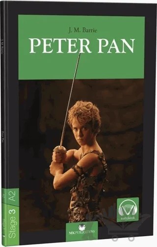 Peter Pan - Stage 3 - İngilizce Hikaye – James Matthew Barrie – MK Publications kitap kapağı