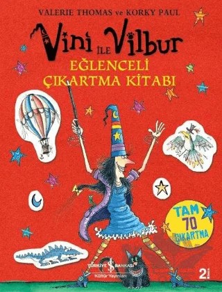 Vini İle Vilbur Çıkartma Kitabı – Korky Paul – İş Bankası Kültür Yayınları kitap kapağı