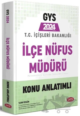 T.C. İçişleri Bakanlığı İlçe Nüfus Müdürü GYS Konu Anlatımlı – Kolektif – Data Yayınları kitap kapağı
