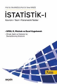 İstatistik – I Kavram – Teori – Parametrik Testler – Filiz Ersöz, Taner Ersöz – Seçkin Yayıncılık kitap kapağı