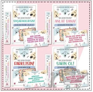 Çocuklar İçin Psikoloik Destek Serisi 4 Kitap (Set 2) – Emily R. Greenfield – Nesnel Yayınları kitap kapağı