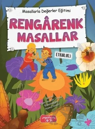 Rengarenk Masallar - Masallarla Değerler Eğitimi – Figen Yaman Çoşar – Yediveren Çocuk kitap kapağı