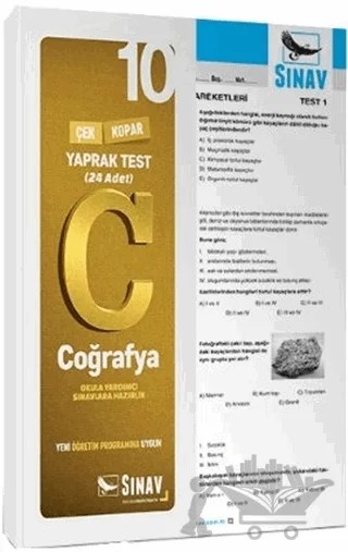 10. Sınıf Coğrafya Yaprak Test – Kolektif – Sınav Yayınları kitap kapağı