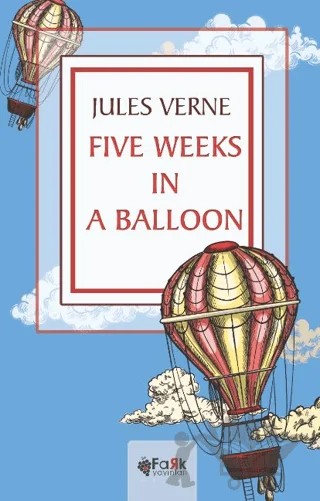 Five Weeks In A Balloon – Jules Verne – Fark Yayınları kitap kapağı