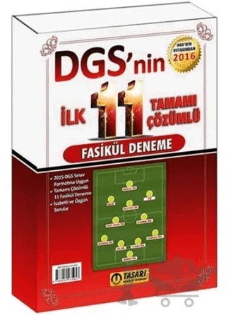 2016 DGS Tamamı Çözümlü 11 Fasikül Deneme – Kolektif – Tasarı Eğitim Yayınları kitap kapağı