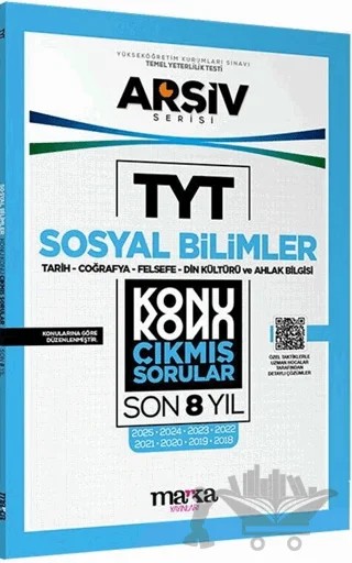 TYT Sosyal Bilimler Konu Konu Son 8 Yıl Çıkmış Sorular – Kolektif – Marka Yayınları kitap kapağı