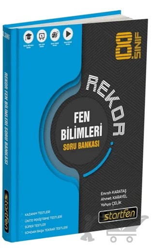 8. Sınıf Fen Bilimleri Rekor Soru Bankası – Kolektif – Startfen Yayınları kitap kapağı