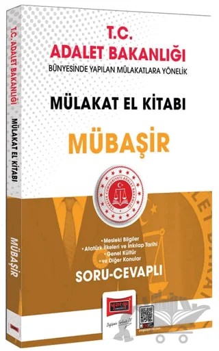 T.C. Adalet Bakanlığı Mübaşir Mülakat El Kitabı (Soru-Cevaplı) – Kolektif – Yargı Yayınevi kitap kapağı
