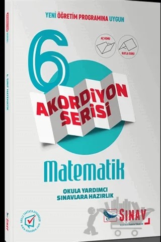 6. Sınıf Matematik Akordiyon Serisi – Kolektif – Sınav Yayınları kitap kapağı