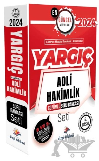 2024 Yargıç Adli Hakimlik Çözümlü Soru Bankası Seti – Kolektif – Dizgi Kitap kitap kapağı