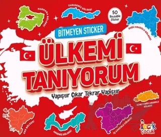 Bitmeyen Sticker - Ülkemi Tanıyorum – Kolektif – Bıcırık Yayınları kitap kapağı