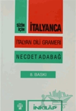 Sizin İçin İtalyanca – Necdet Adabağ – İnkılap Kitabevi kitap kapağı