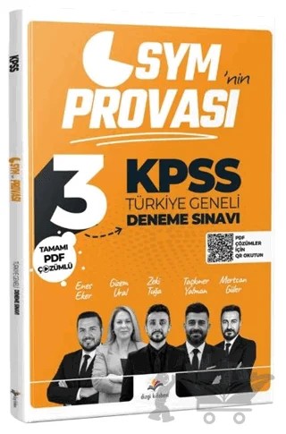 2026 KPSS ÖSYM'nin Provası Türkiye Geneli Tamamı PDF Çözümlü 3 Deneme Sınavı – Zeki Tuğa, Gizem Ural, Taşkıner Yalman, Mertcan Güler, Enes Eker – Dizgi Kitap kitap kapağı