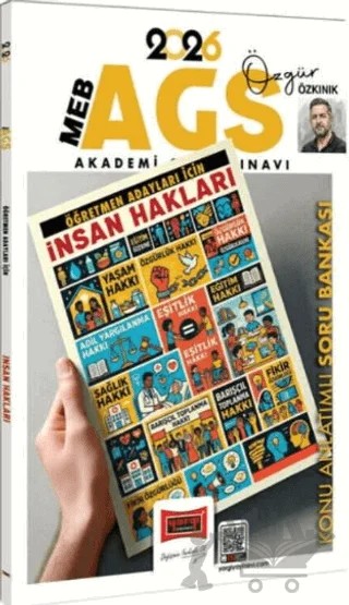 2026 MEB AGS Öğretmen Adayları İçin İnsan Hakları Konu Anlatımlı Soru Bankası – Özgür Özkınık – Yargı Yayınevi kitap kapağı