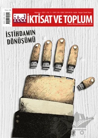 İktisat ve Toplum Dergisi 130. Sayı İstihdamın Dönüşümü – İktisat ve Toplum Dergisi kitap kapağı