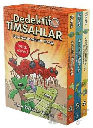 Dedektif Timsahlar 3 Kitaplık Kutulu Set (4-5-6) – John Patrıck Green – Olimpos Çocuk kitap kapağı