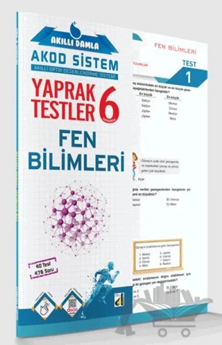 Akıllı Damla Fen Bilimleri Yaprak Testler-6. Sınıf – Kolektif – Damla Yayınevi kitap kapağı