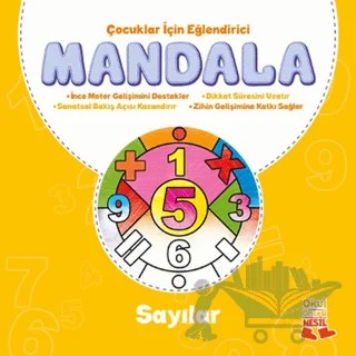 Çocuklar İçin Eğlendirici Mandala: Sayılar – Kolektif – Nesil Okul Öncesi kitap kapağı