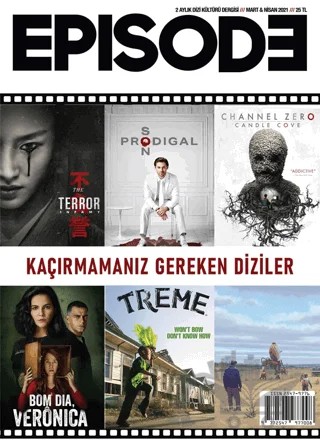 Episode İki Aylık Dizi Kültürü Dergisi Sayı: 25 Mart-Nisan 2021 – Episode Dergisi kitap kapağı