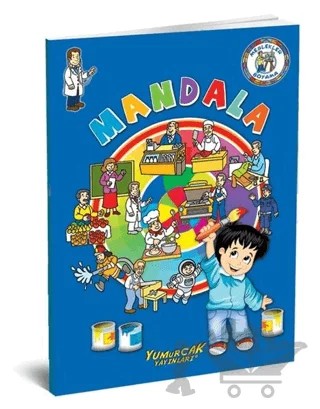 Meslekler Boyama - Mandala – Mustafa Doğru – Yumurcak Yayınları kitap kapağı