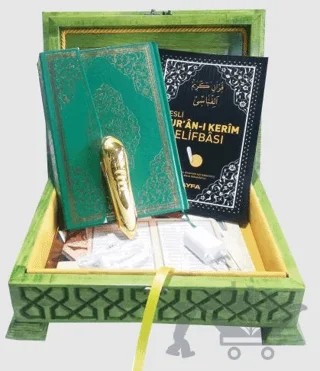 Ahşap Rahle Boy Kalem Kur'an-ı Kerim Seti V 6.1 - Lüks Ahşap Kutu (TS035) – Kolektif – Ayfa Basın Yayın kitap kapağı