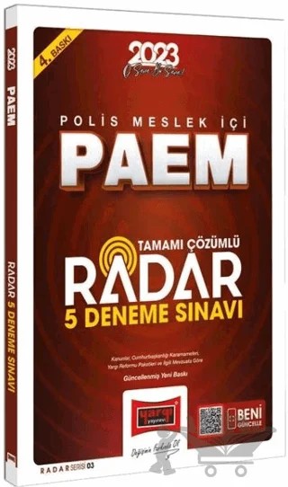 2023 Polis Meslek İçi PAEM Radar 5 Deneme Çözümlü Yargı Yayınları – Kolektif – Yargı Yayınevi kitap kapağı
