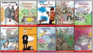 10 Yaş Öykü Romanları (10 Kitap Takım) – Doğan Soydan, Erdal Satuk, Erdoğan Güneş, Hamdullah Köseoğlu, Nefise Eken, Sevgi Akcan, Yahya Türkeli – Özlem Yayınevi kitap kapağı