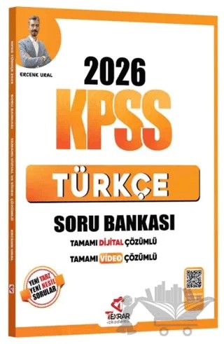 2026 KPSS Türkçe Soru Bankası – Ercenk Ural – Tekrar Akademi Yayınları kitap kapağı