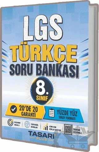 8. Sınıf LGS Türkçe Soru Bankası – Kolektif – Tasarı Eğitim Yayınları kitap kapağı
