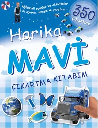 Harika Mavi Çıkartma Kitabım – Kolektif – Koleksiyon Yayıncılık kitap kapağı