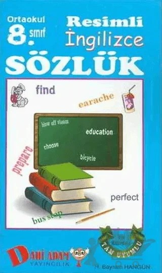 8. Sınıf İngilizce Sözlük – H. Bayram Hangün – Dahi Adam Yayıncılık kitap kapağı