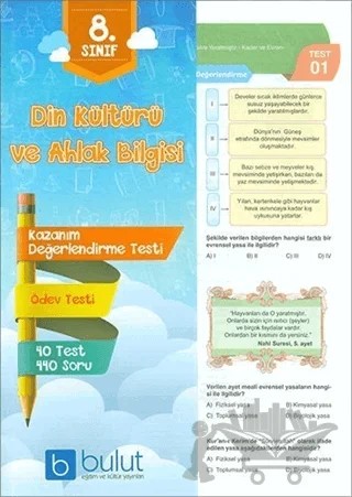 8. Sınıf Din Kültürü ve Ahlak Bilgisi – Kolektif – Bulut Eğitim ve Kültür Yayınları kitap kapağı