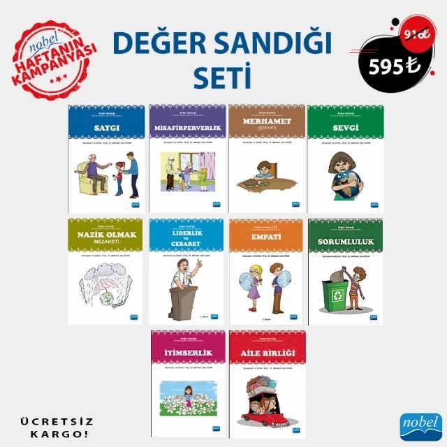 Değer Sandığı Kitap Seti – Mehmet Zeki Aydın – Haftanın Kampanyası kitap kapağı