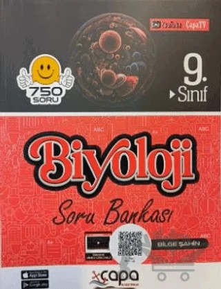9. Sınıf Biyoloji VİP Soru Bankası – Kolektif – Çapa Yayınları kitap kapağı